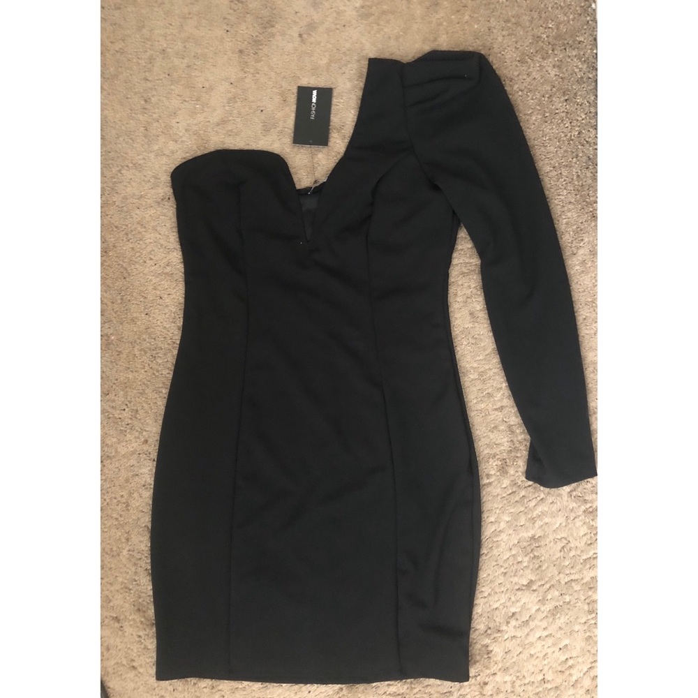 Black One Shoulder Dress